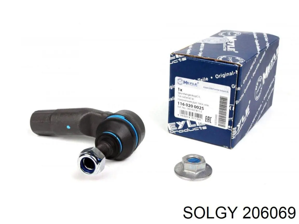 Наконечник рульовий Solgy 206069 ціна, від 9.44 USD