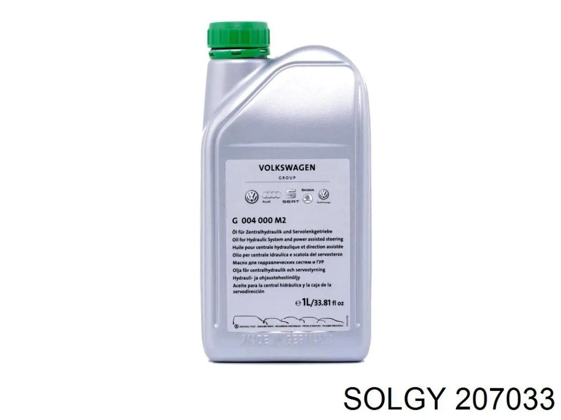 207033 Solgy насос гідропідсилювача керма (гпк)