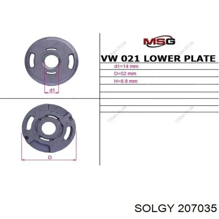 Насос ГПК Solgy 207035 ціна, від 131.02 USD