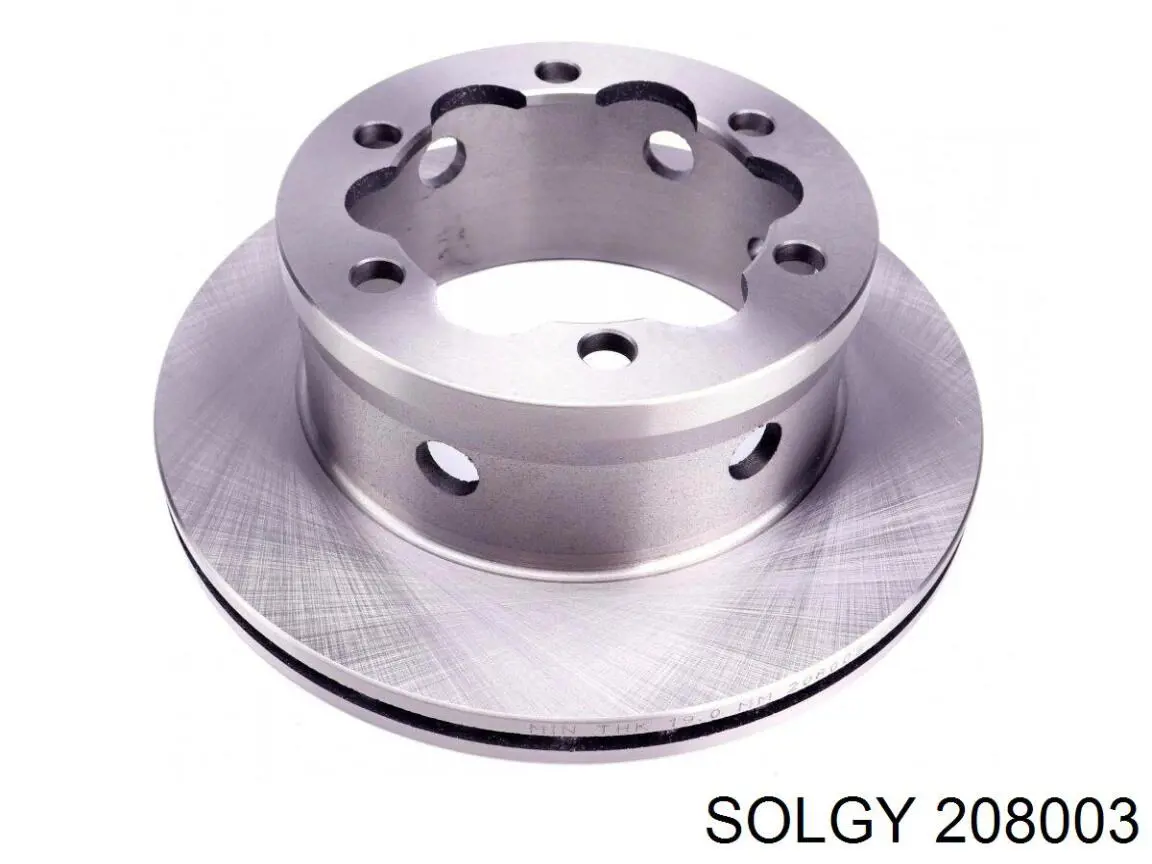 208003 Solgy диск гальмівний задній