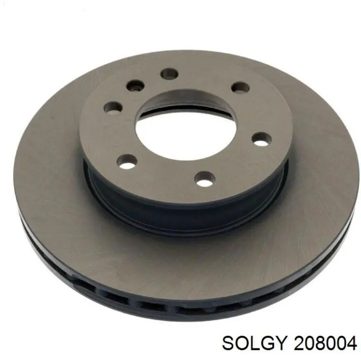 208004 Solgy диск гальмівний передній
