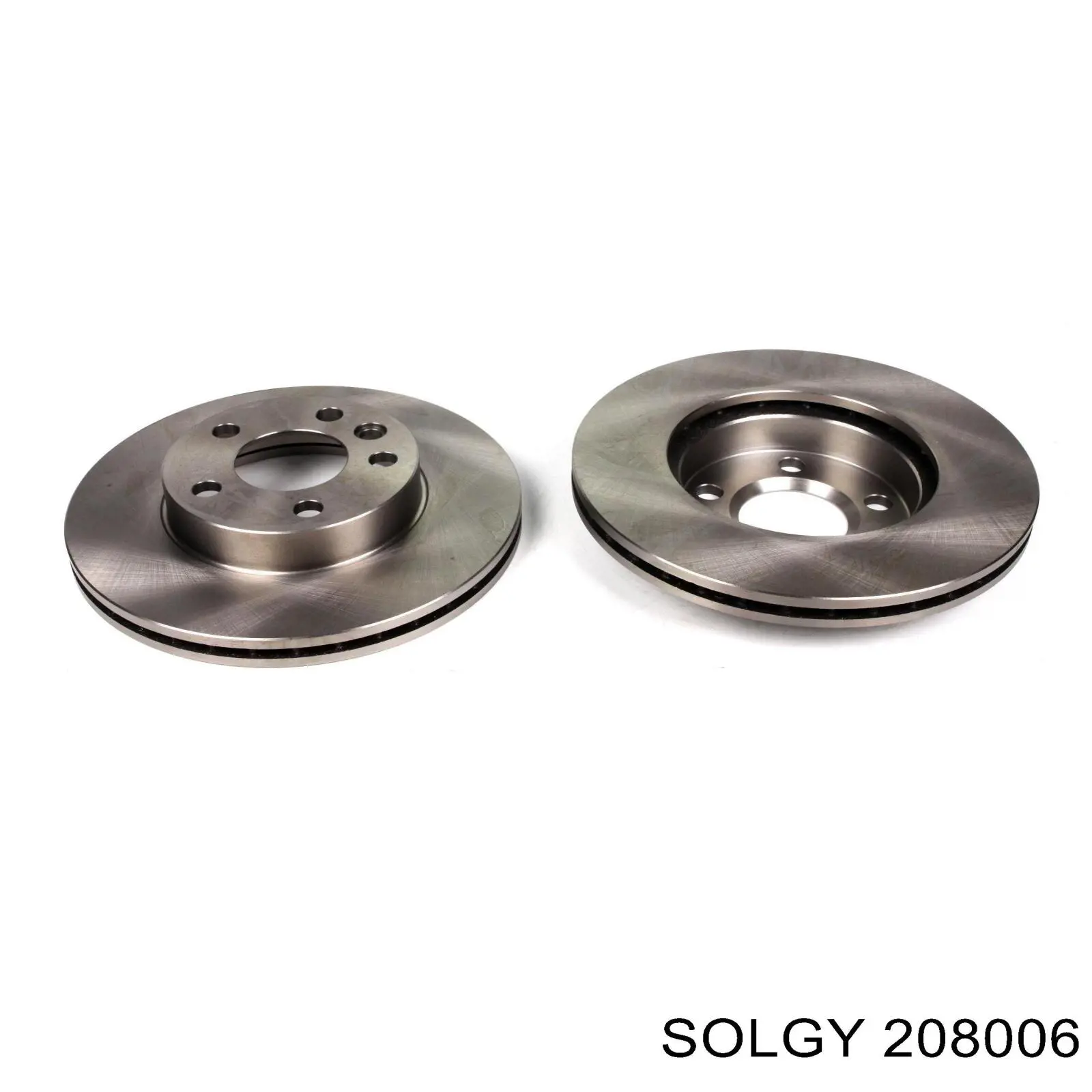 Диск переднього гальма Solgy 208006 ціна, від 31.07 USD