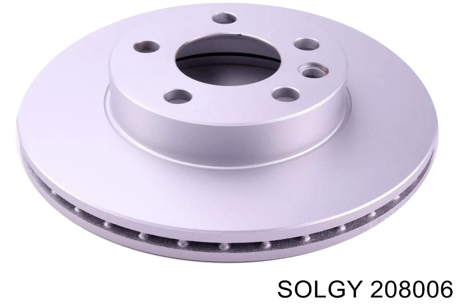 208006 Solgy диск гальмівний передній