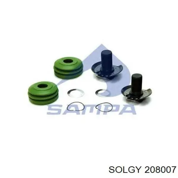 208007 Solgy диск гальмівний задній