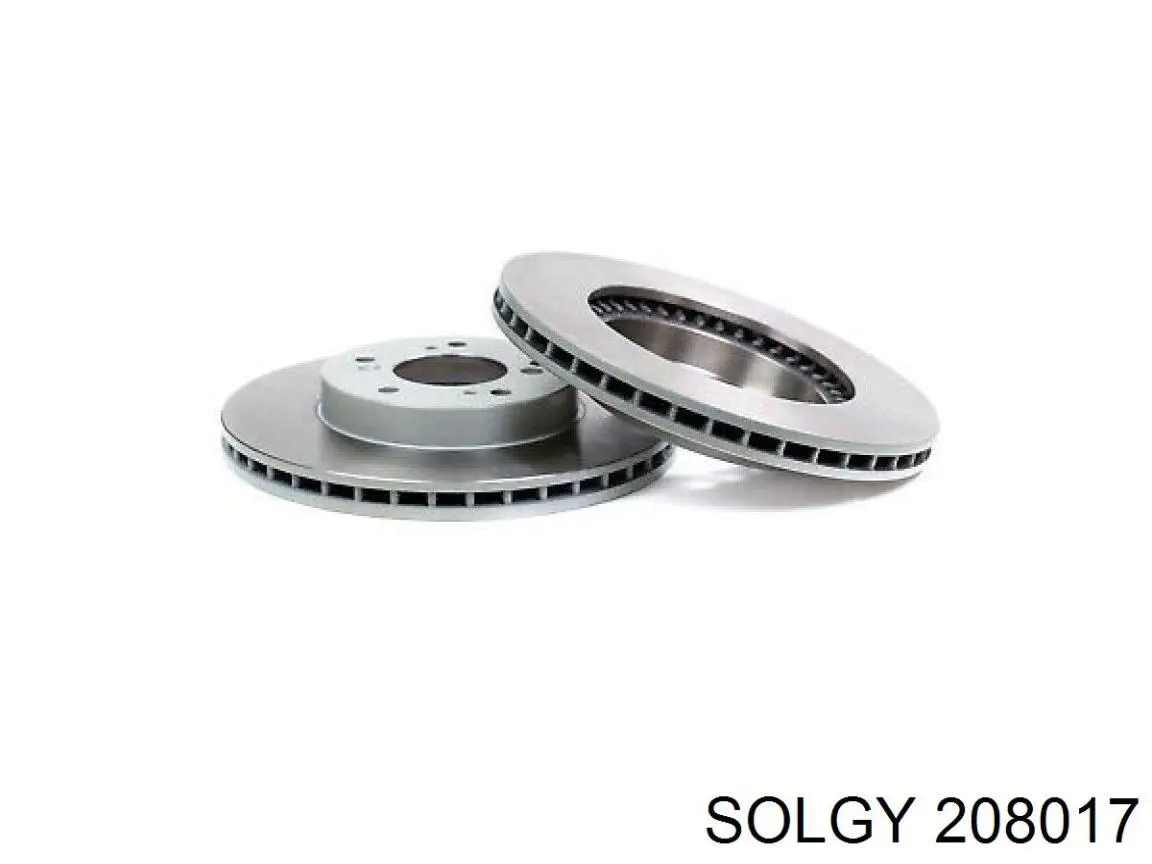 Гальмівні диски 208017 Solgy