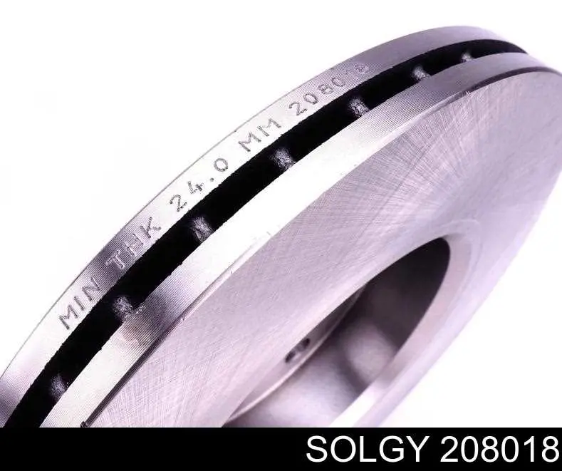 Гальмівні диски передні 208018 Solgy