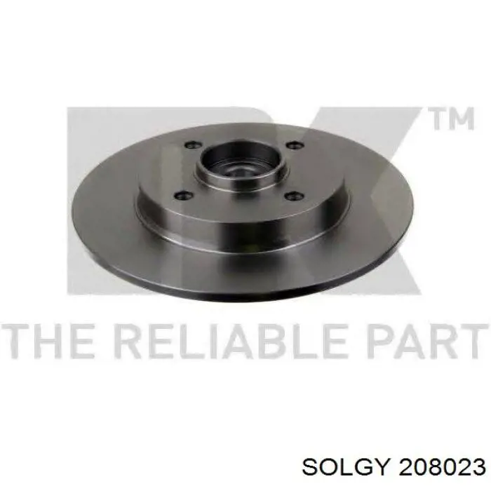 208023 Solgy диск гальмівний задній