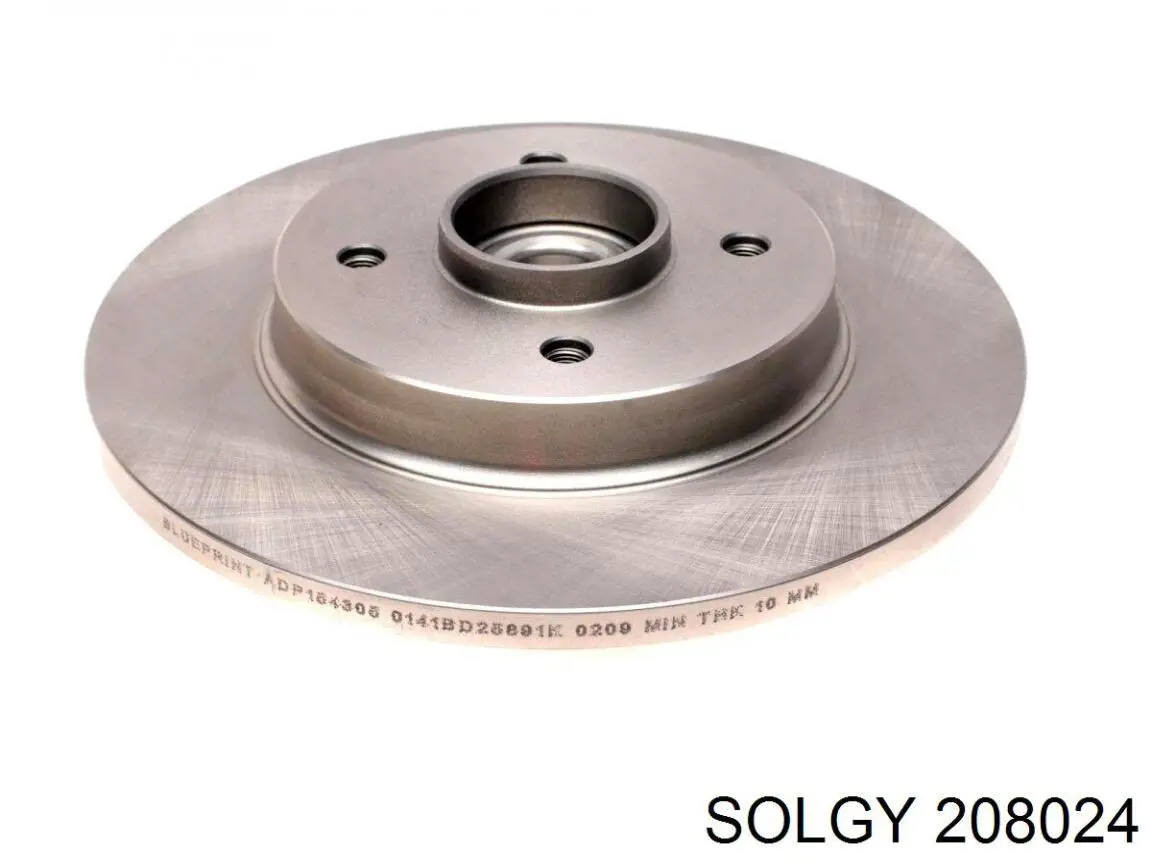 Купити 208024 Solgy Диск заднього гальма
