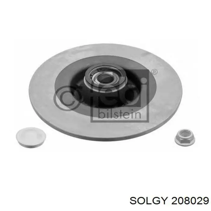 Гальмівні диски 208029 Solgy