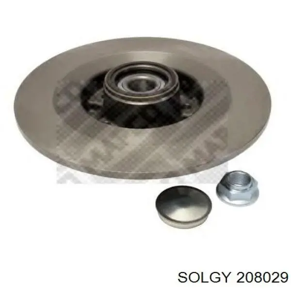 Купити 208029 Solgy Диск заднього гальма