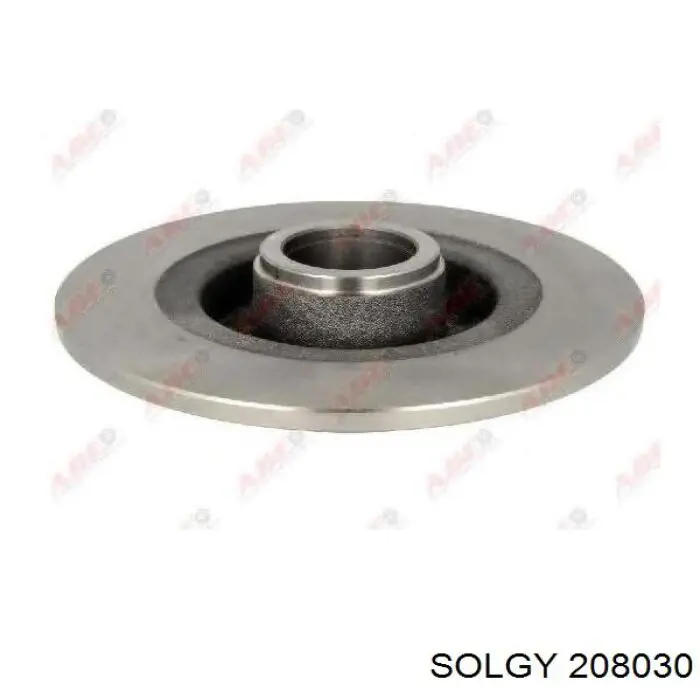 208030 Solgy диск гальмівний задній