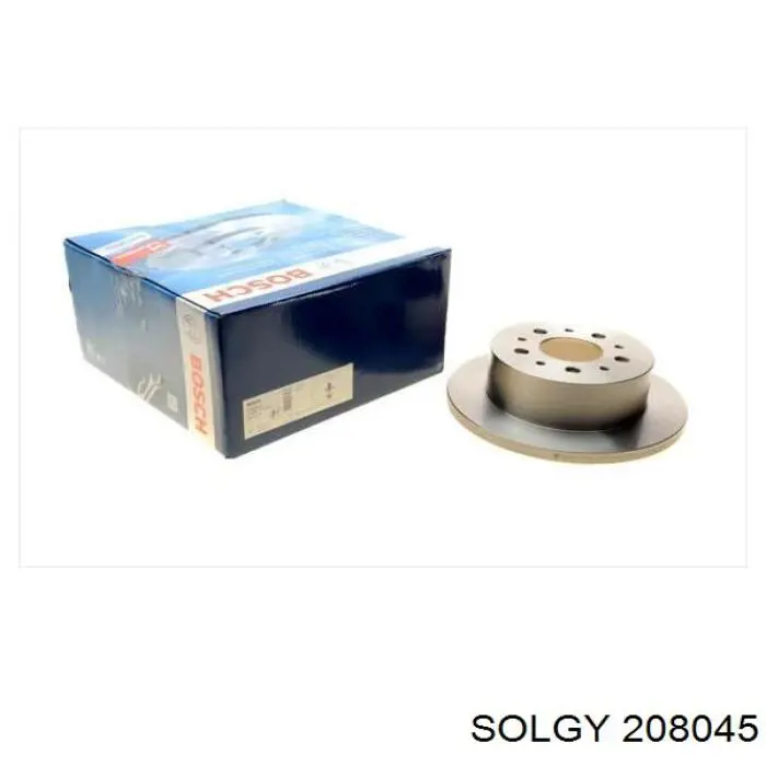 208045 Solgy диск гальмівний задній