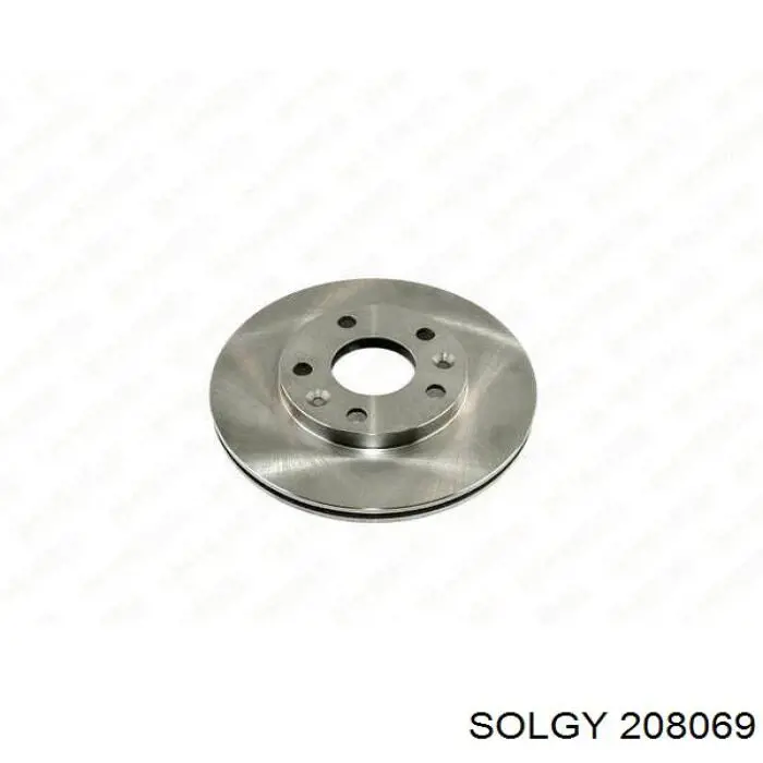 Диск переднього гальма Solgy 208069 ціна, від 28.53 USD