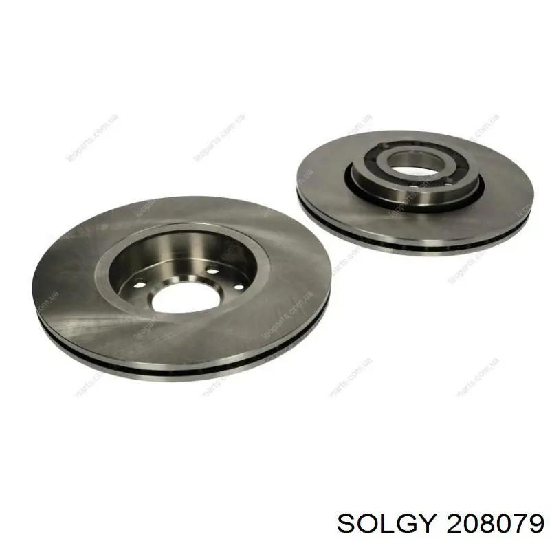Гальмівні диски передні 208079 Solgy