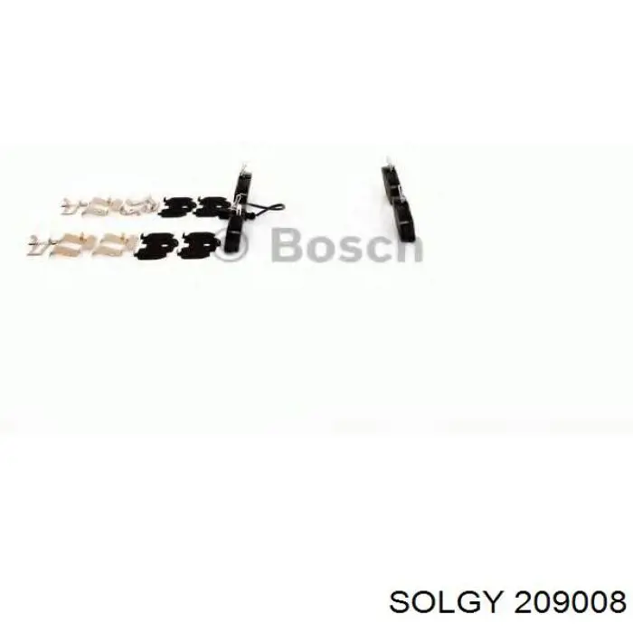 Купити 209008 Solgy Задні колодки