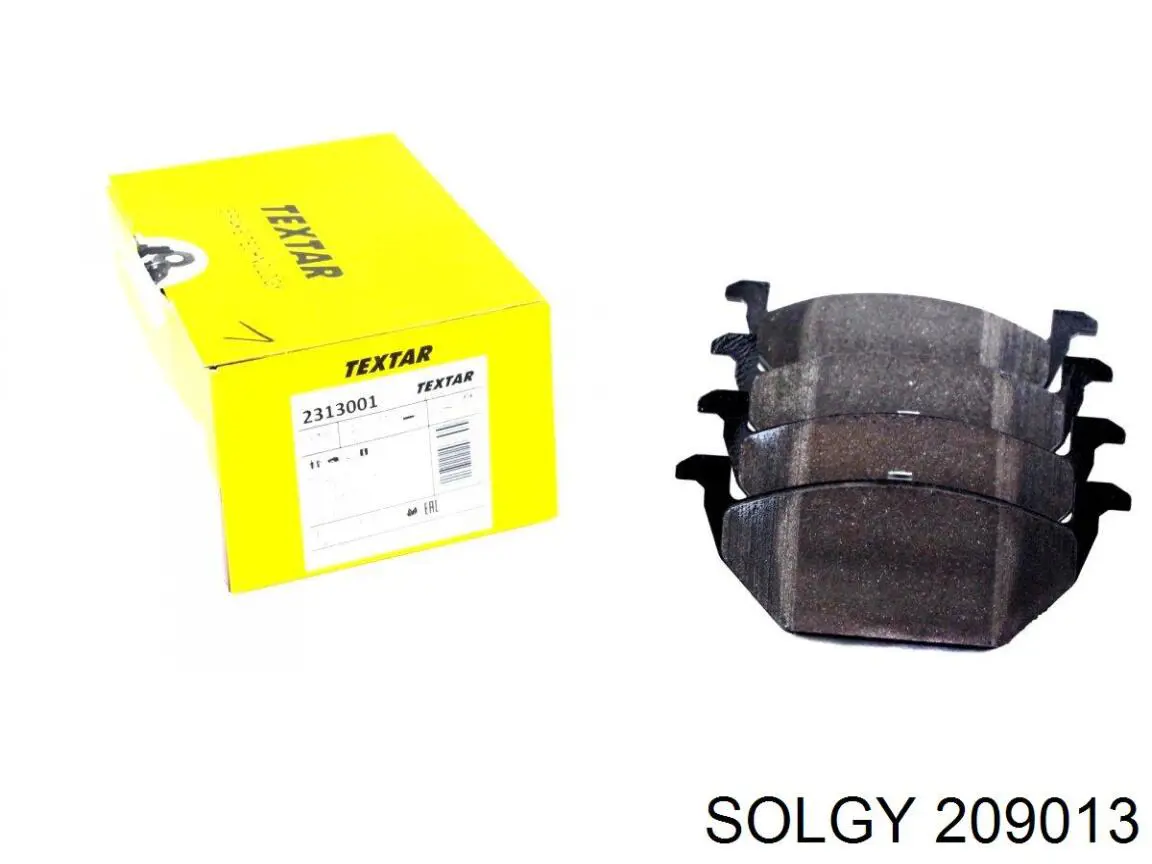 Гальмівні колодки Solgy 209013 ціна, від 14.68 USD