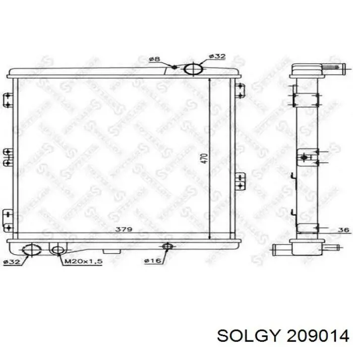 Задні гальмівні колодки Solgy 209014 ціна, від 14.09 USD