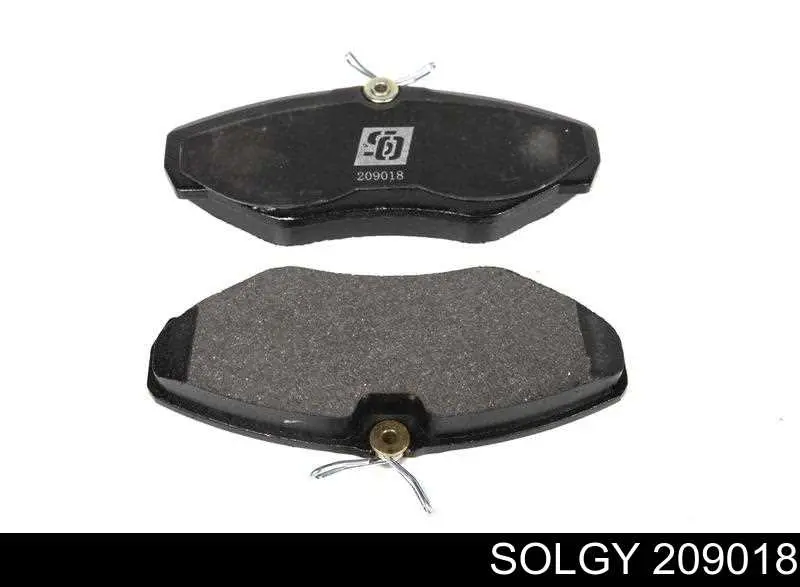 Гальмівні колодки Solgy 209018 ціна, від 15.74 USD
