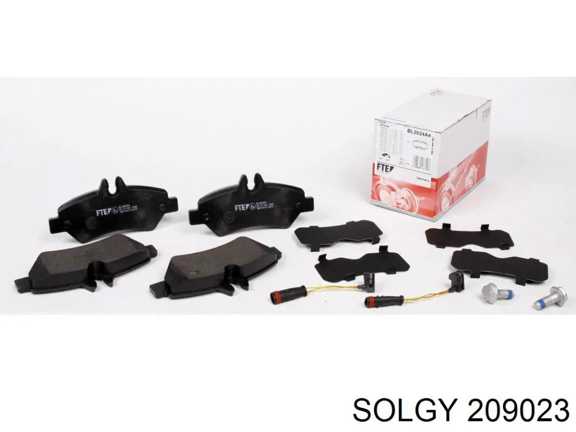 Купити 209023 Solgy Задні колодки