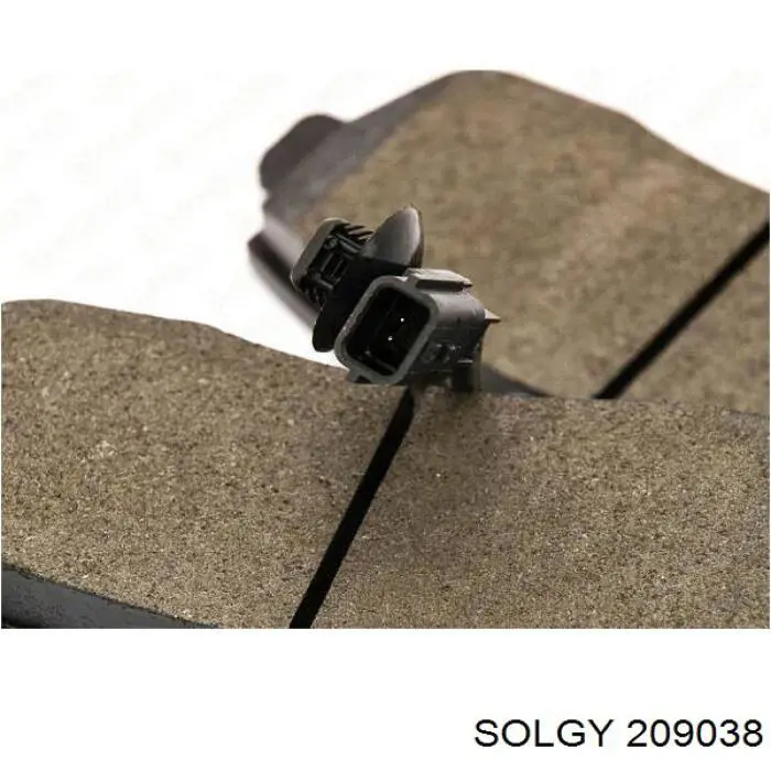 Передні тормозні колодки 209038 Solgy