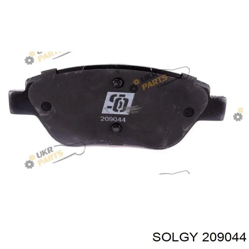 Гальмівні колодки Solgy 209044 ціна, від 13.87 USD