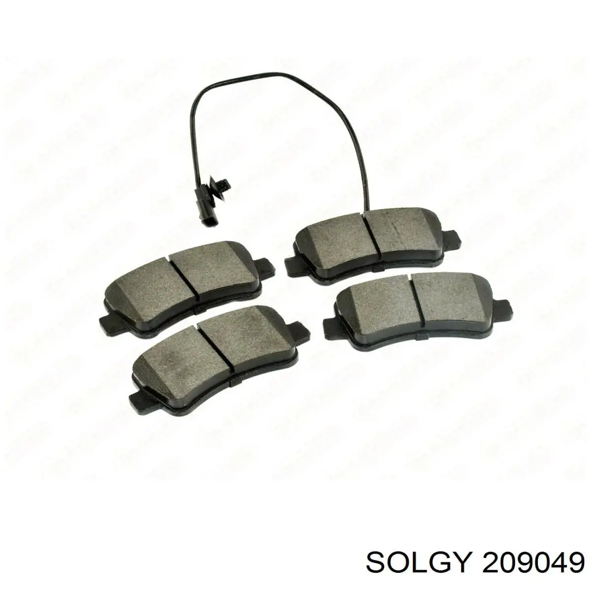 Задні гальмівні колодки Solgy 209049 ціна, від 19.91 USD