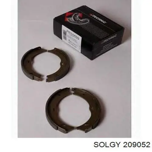 Колодки ручника 209052 Solgy