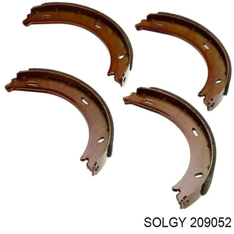 209052 Solgy Гальмівні колодки ручника