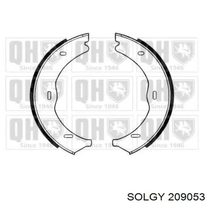 Купити 209053 Solgy Гальмівні колодки гальма стоянки