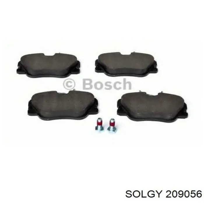 Гальмівні колодки Solgy 209056 ціна, від 15.31 USD