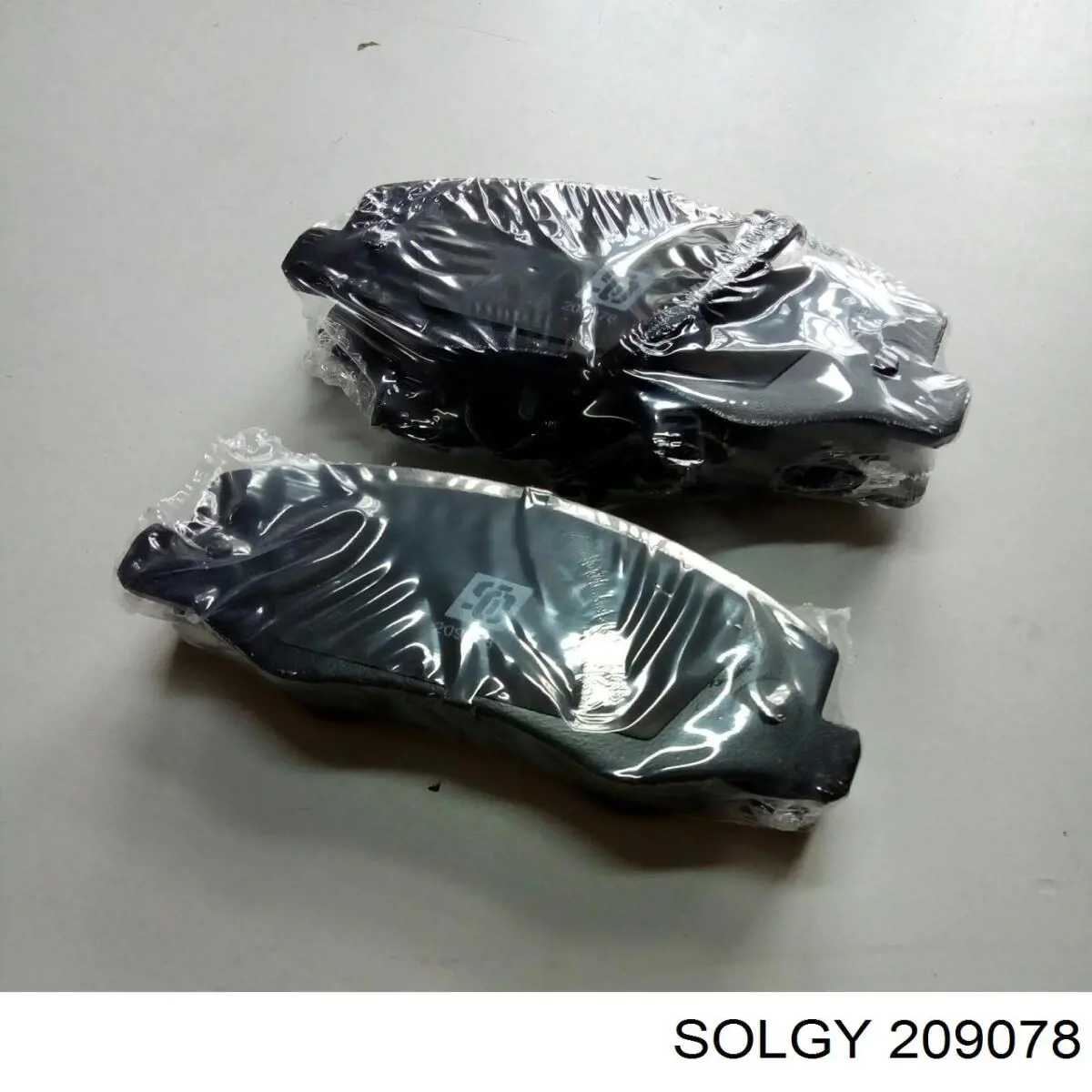 209078 Solgy колодки гальмові задні, дискові