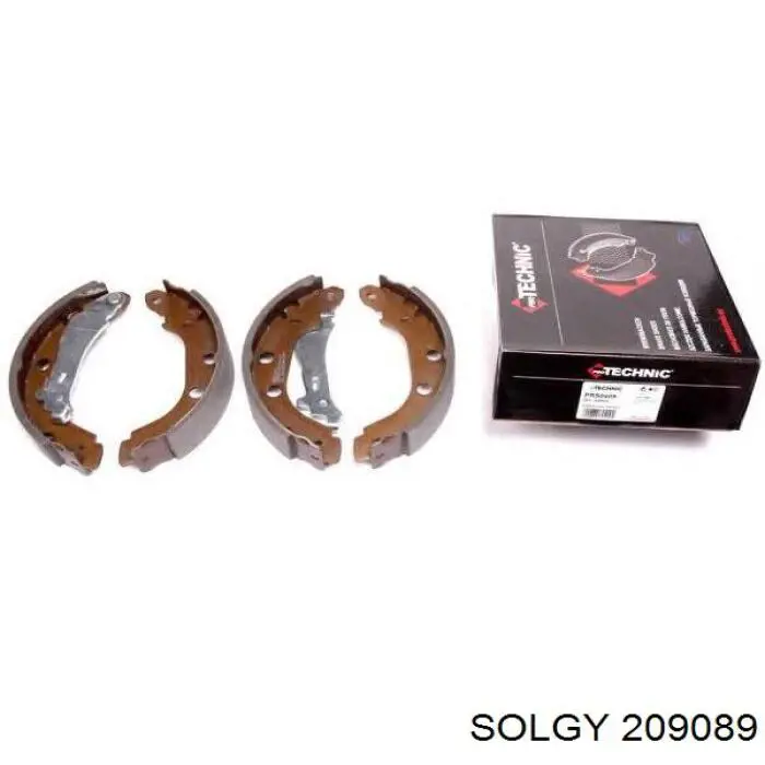 Колодки гальмові задні, барабанні 209089 Solgy
