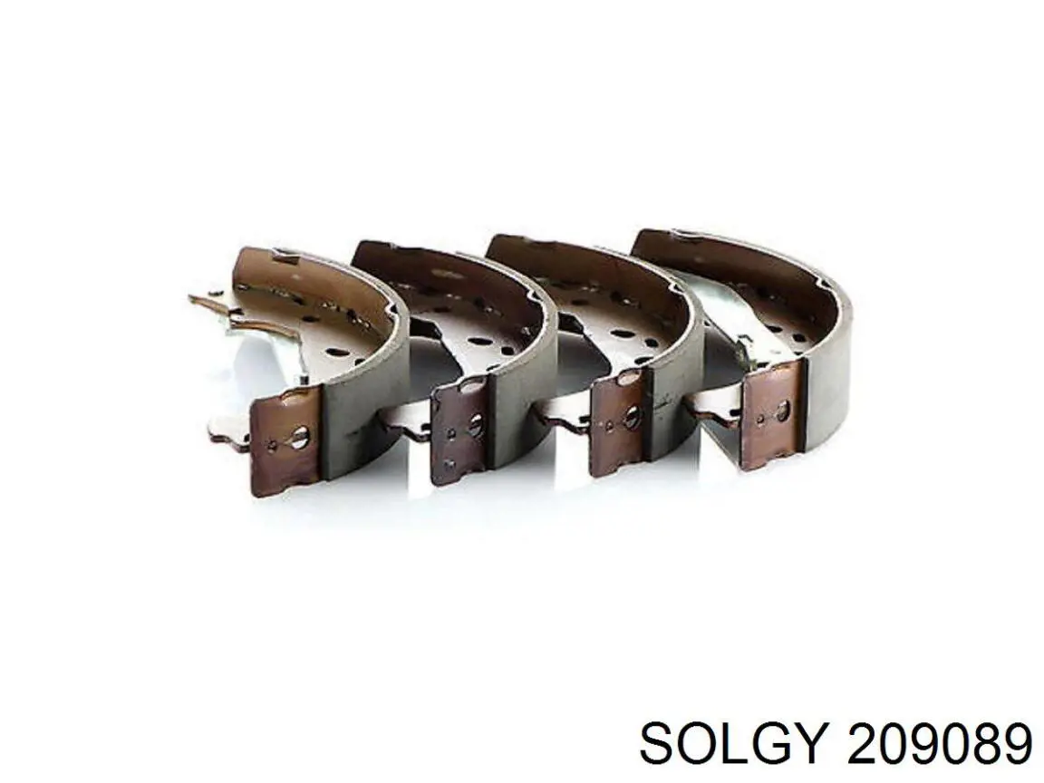 209089 Solgy Колодки гальмівні задні, барабанні
