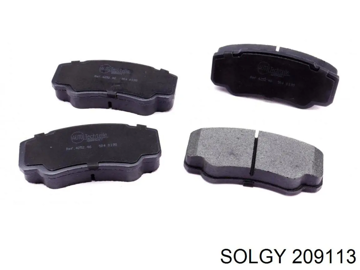 Купити 209113 Solgy Задні колодки