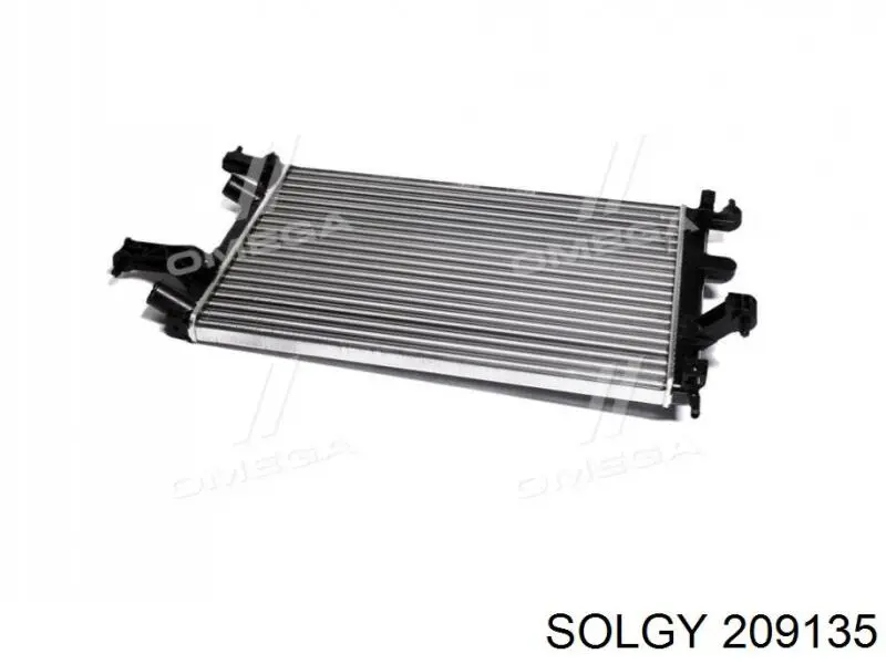 Колодки гальмівні передні, дискові 209135 Solgy