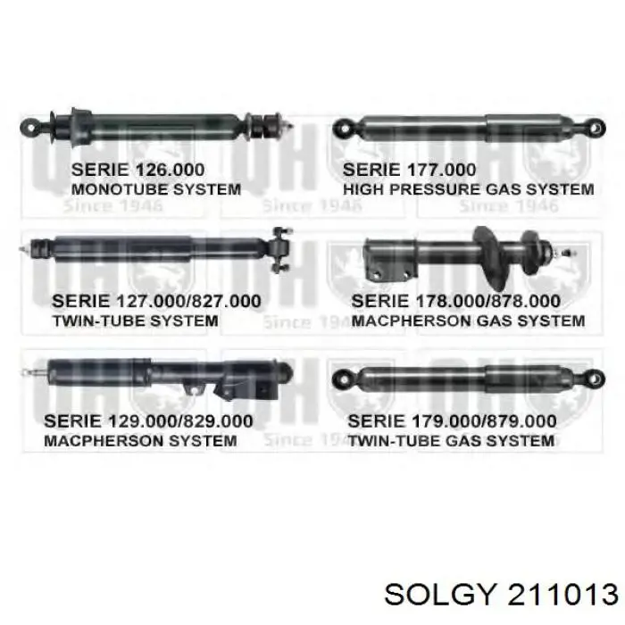 211013 Solgy Амортизатори задні