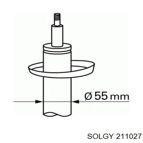 211027 Solgy Стійка передня
