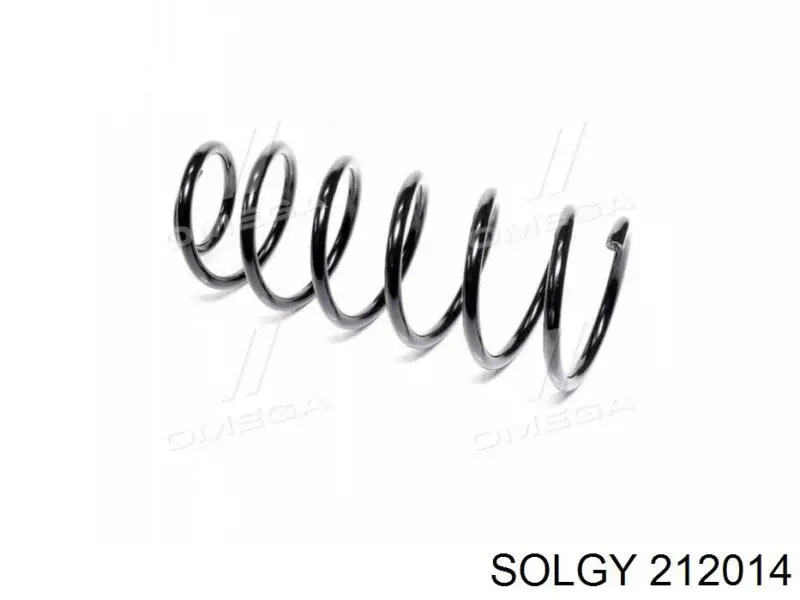 212014 Solgy Пружина амортизатора передняя