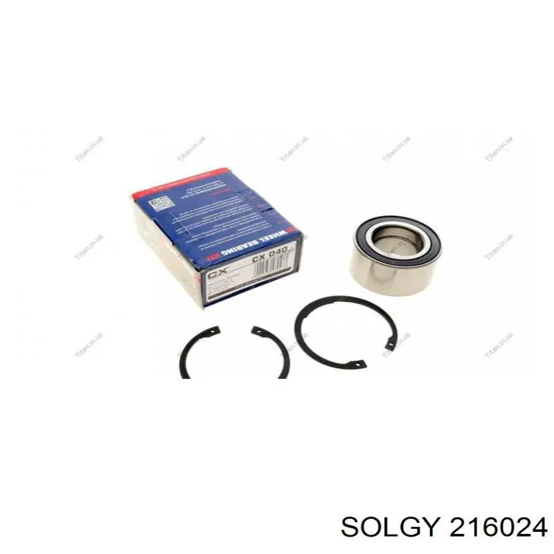 216024 Solgy Підшипник маточини передньої