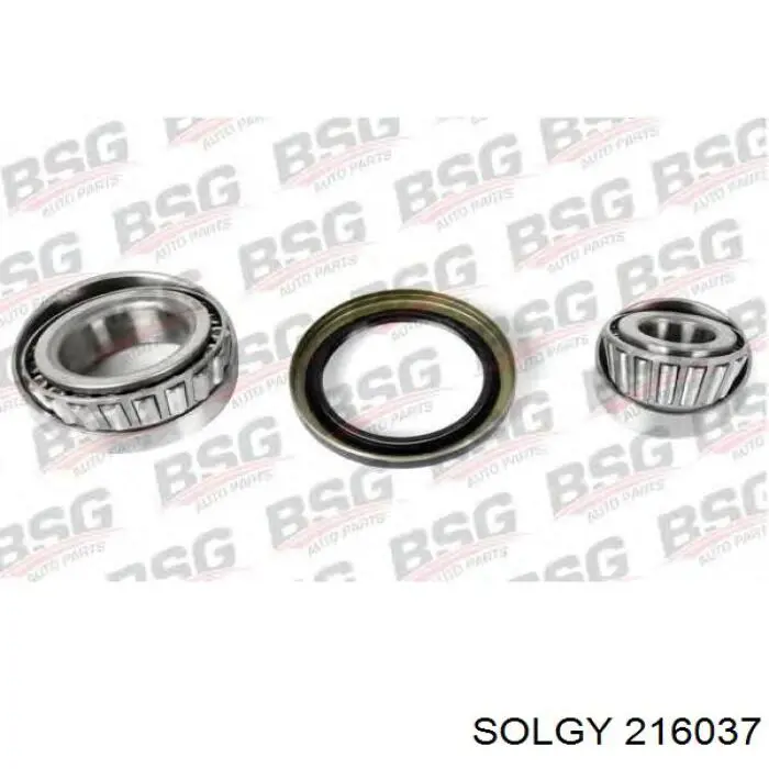 Комплект підшипник маточини передньої Solgy 216037 ціна, від 13.34 USD