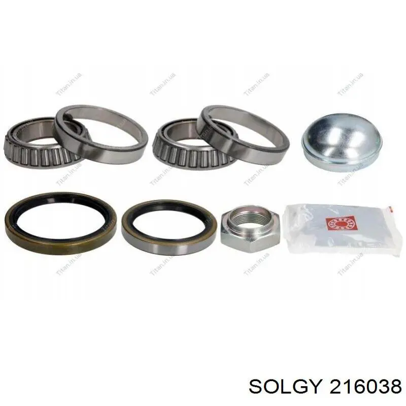 Підшипник ступиці 216038 Solgy