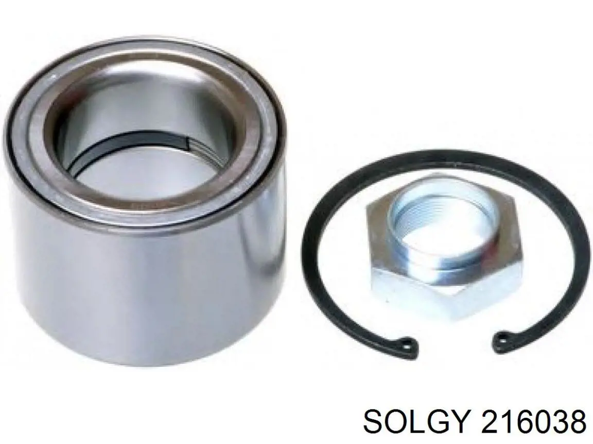 Комплект підшипник маточини передньої Solgy 216038 ціна, від 18.43 USD
