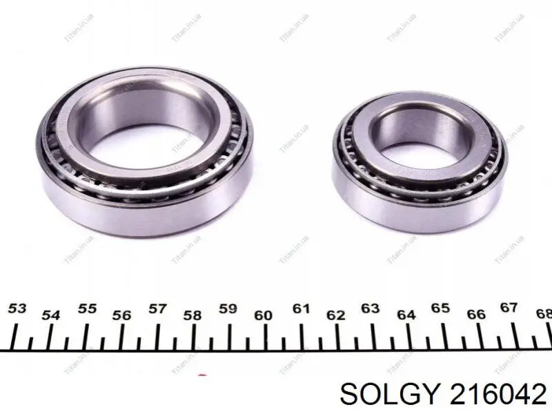 Підшипник задньої ступиці 216042 Solgy