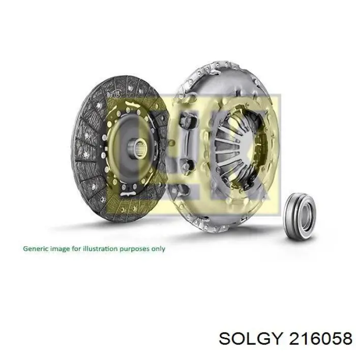 Купити 216058 Solgy Підшипник ступиці передньої