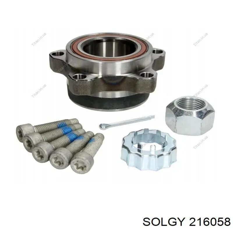 216058 Solgy Підшипник маточини передньої