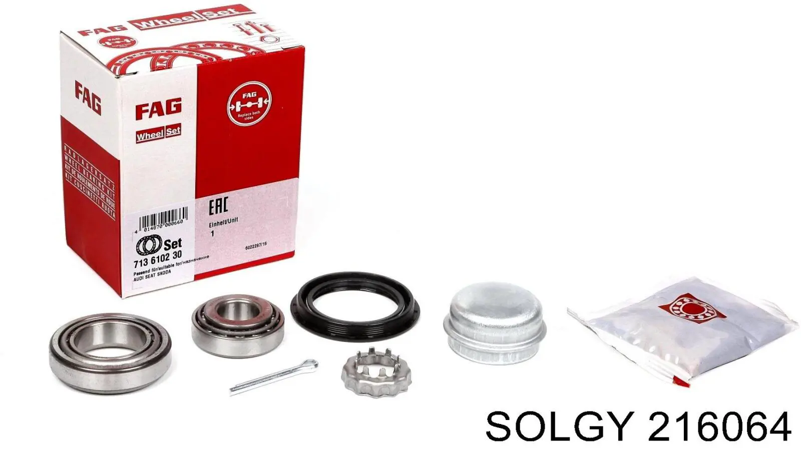 216064 Solgy Підшипник ступиці задньої