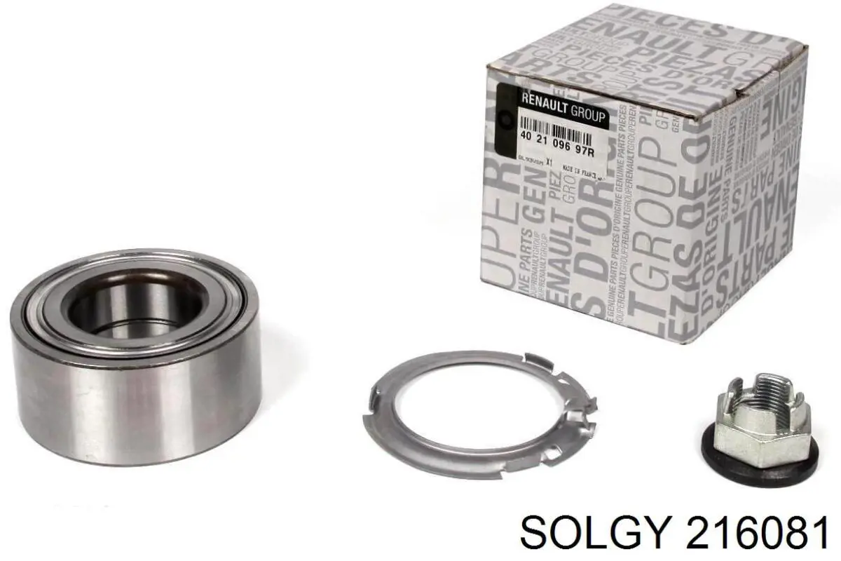 Комплект підшипник маточини передньої Solgy 216081 ціна, від 21.68 USD