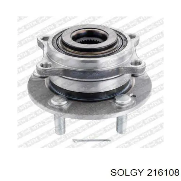 Маточина колеса передня Solgy 216108 ціна, від 65.64 USD