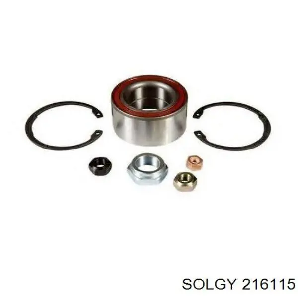 Підшипник маточини передньої/задньої Solgy 216115 ціна, від 10.09 USD