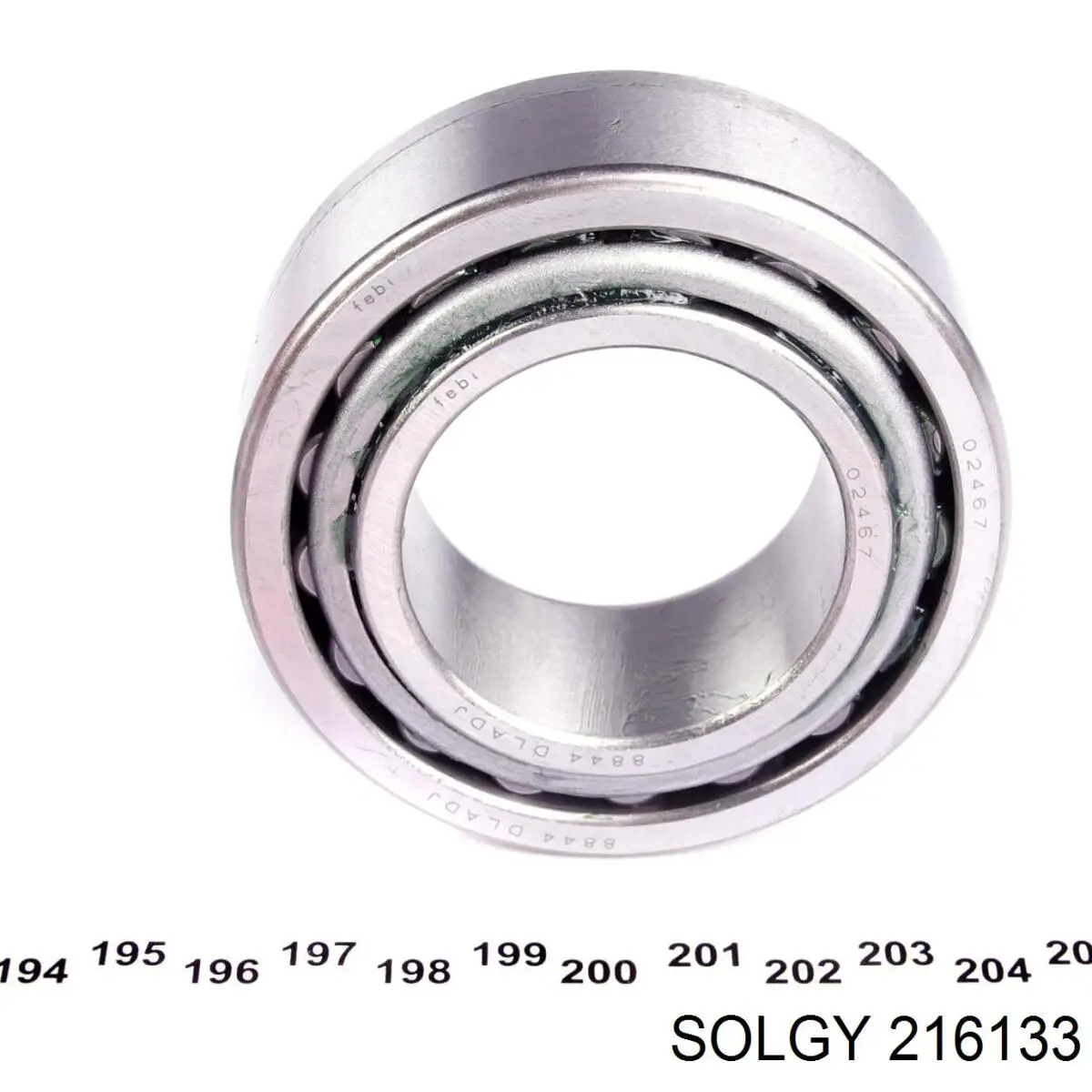 Підшипник задньої ступиці 216133 Solgy